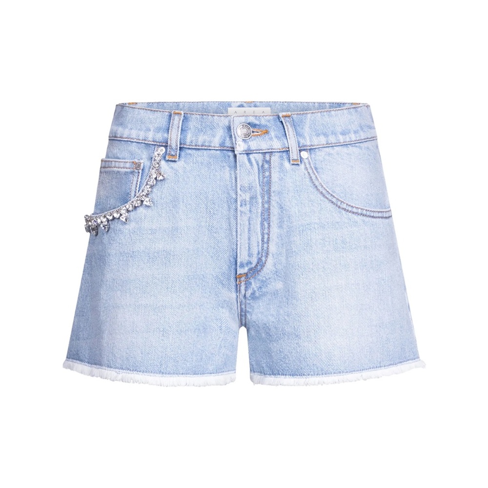 AREA Light Blue Denim Women's Shorts